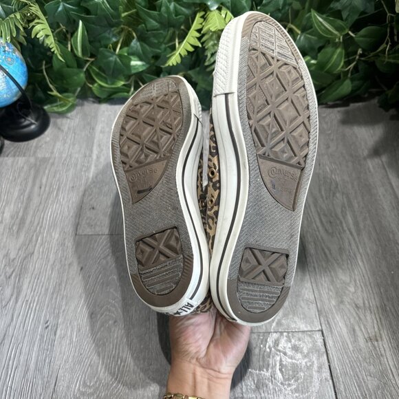 Converse Chuck Taylor All-Star High top Size 10 Womens Cheetah Print Shoes - Picture 7 of 9